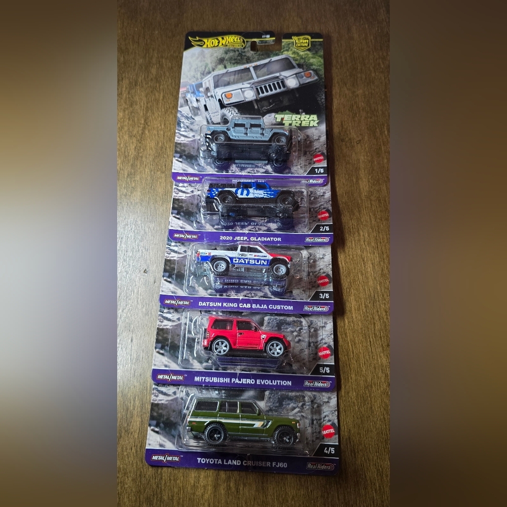 ️Hot Wheels Premium/ Car Culture/ Terra Trek(1-5) Collection